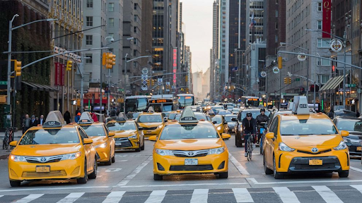Les taxis jaunes de New York