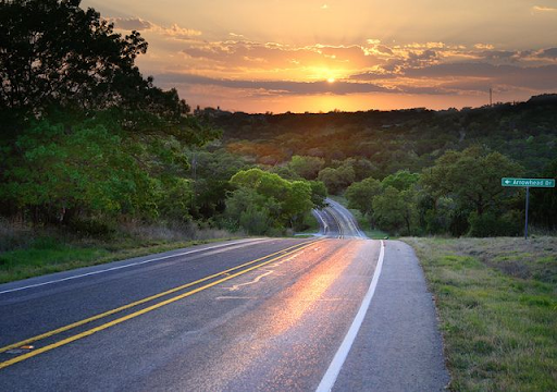 Hill Country autocesta Texas