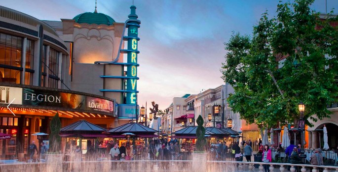 The Grove in Los Angeles, California